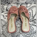 Anne Klein  Pink Suede Tassel Mule Photo 3