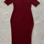 United Colors Of Benetton Maroon Midi Dress Photo 0