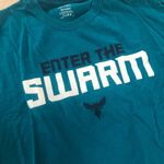 Hornets Enter the Swarm Playoffs Shirt Vintage Green Size XL Photo 1