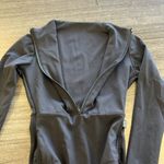 Tiger Friday Black Long 1/4 zip leotard. Size XXS Photo 3