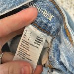 American Eagle  Vintage High Rise Fit Blue Blue Jeans Size 2 Button Fly Cropped Photo 11