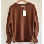 Everlane The Cocoon Crew in Alpaca in Toffee, Size Large Photo 5