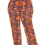 Pretty Little Thing NWT Plus Orange Beach Flares Floral Tropical Womens Size US 16 Photo 0