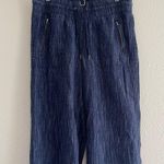 Athleta  Cabo Linen Wide Leg Pant Size 12/T Photo 4