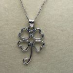 Freida Rothman Sterling Silver Four Leaf Clover Pendant Necklace Photo 0