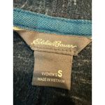 Eddie Bauer  Women's Heathered Charcoal Knit Cardigan Sweater Small Grey Work Photo 4