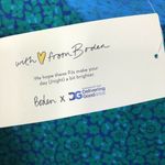 Boden USA NWT Boden Green Blue Floral Long Sleeve Cotton Sleep Shirt Pajamas Womens Size 2 Photo 4