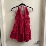 Cami NYC  Doris Pink Linen Halter Mini Dress Size Small Photo 2