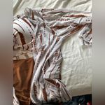 SheIn 2XL Brown & White Plus-Sized 3-Piece Bikini Set with Cover-Up Photo 2