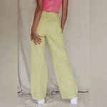 The Kript NWT Royal Wide Leg High Rise Jeans in Avocado Photo 7
