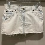 Guess VTG 90s 2000s Y2K Jeans Light Blue Denim Low Rise Mini Skirt - 27 Photo 0