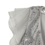 BHLDN Anthropologie Maricela Dress Beaded Chiffon Evening Formal Photo 6