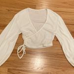 Urban Outfitters Cropped Crossover Blouse Photo 1