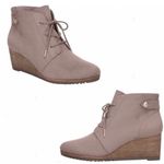 Dr. Scholls Tan Taupe Dr. Scholl’s Wedge Booties - Size 8.5 NWT Photo 0