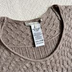 Gerard Darel Angora Blend Light Brown Knit Sweater Babydoll Dress Photo 3