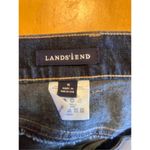 Lands' End Land’s End Womens Sz 18 Dark Wash Blue Jeans Straight Leg Denim (1491) Photo 4