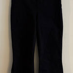 Spanx  Cropped Flare Raw Hem Black Denim Jeans Size Large Photo 0