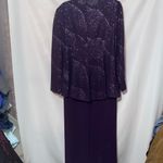 R&M COLLECTION WO SIZE 18 EGGPLANT PURPLE 2PIECE DRESS FORMAL /WEDDING DRESSS Photo 6