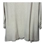 Ali Miles Womens Boho Tunic Top Size Large Beige 3/4 Sleeve Lace Knit Pockets Tan Photo 7