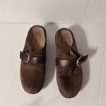KLOGS brown leather comfort clogs wedge slide on shoe women size 8 M Photo 4