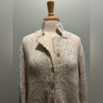 Crazy Horse Vintage Contrast Stitching Cabin core grandma button up cardigan L Tan Size L Photo 1