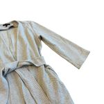 Banana Republic Cotton Blend Grey Open Front Cardigan Sweater Belted Size Medium Photo 2