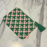 Ipsy  Bright Pink & Green Pattern Zipper Pouch Photo 0