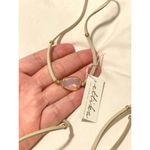 Ettika NWT Wrap Suede Necklace W/ Gold Tassle Pink Stone Photo 3