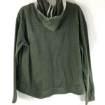 All In Motion  Womens Hoodie Pullover 1/2 Zip Fleece Thumbholes Pockets Green XXL Photo 1