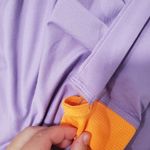 Champion  Performance Purple and Orange Half Zip Exercise Top Size Medium Photo 4