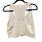 Aerie  White Waffle Knit Crop Tank Top Photo 2