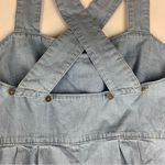 Free People women's size 4 small Fara Light Blue Denim Jumpsuit one piece Photo 6