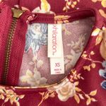 Xhilaration Beautiful maroon floral dress ❤️ Photo 2