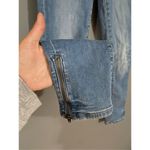 Banana Republic Light Wash Skinny Zip Leg Size 25 Photo 3