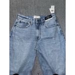 Abercrombie & Fitch  Women's The Wide Leg Mid Rise Jeans Curve Love Sz 25 NWT Photo 1