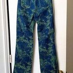 I am gia I.AM.GIA Pant Tali Denim Flare Animal Print High-Rise Green Tiger XS EUC Photo 1