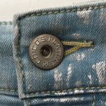 Chico's FINAL MARKDOWN Chico’s Platinum Denim Jeans w/Artistic Paint-like Effect (0.5 6 Photo 4