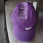 Star Wars NWT Disney  Purple Logo Allover Adjustable 5 Panel Hat Cap 58CM Adult Photo 2
