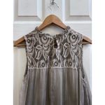 H Trend Ruffle Neck Lace Detail Silk Shell Fully Lined Blouse Size XS Coquette Photo 10