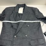 ALC Frank A.L.C. Chadwick Metallic Stripe Double Breasted Blazer‎ Jacket Size 6 90s NEW Photo 8