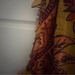 ZARA | Paisley Scarf Shawl Red Yellow Photo 2