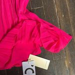 Commence Commense Mesh Rosette Tube Pleat Short Dress Photo 2