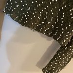 Altar'd State Green and White  Polka Dot Long Sleeve Sweater Photo 2