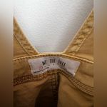 We The Free  Free People Mallory Golden Overall Denim Mini Dress Sz 0 Photo 4