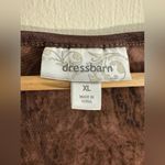 Dress Barn 90s Y2K whimsigoth burnout velvet paisley and roses top XL Photo 2