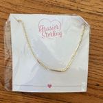 Frasier Sterling  Gold Chain Necklace Photo 0
