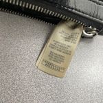 Burberry Cosmetics Bag Black Patent Leather Zip Travel Logo Womens Small *Flaw Photo 12