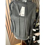 Catherine Malandrino CATHARINE MALANDRINO Grey Knit Moto Jacket | Size Small new w tag retail $180 Photo 5