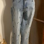 Tinseltown Snake Embroidered Crop Jeans Photo 0
