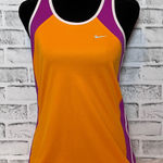 Nike Dri Fit Women's Orange and Purple color block size s with racer back style Photo 0